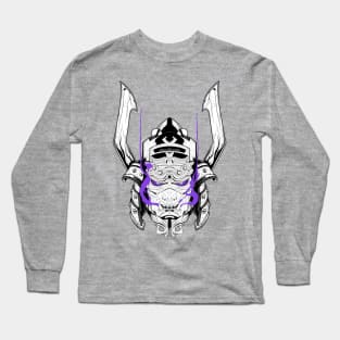 Galactus Oni Samurai - BW Long Sleeve T-Shirt